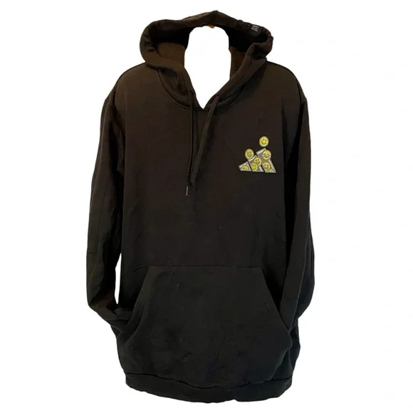 adidas Shirts Embroidered Smileys Adidas Zip Up Hoodie Size Xxl Poshmark